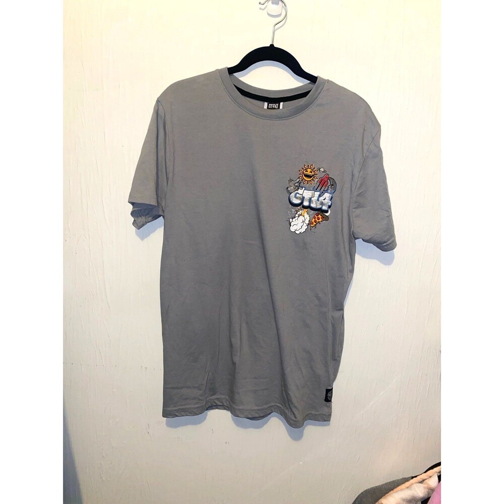 GTL4 Good Things Last Forever Gray Streetwear Graphic T-Shirt Men's Size L